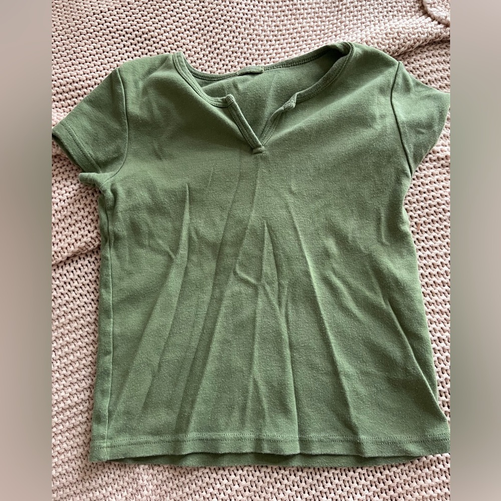 Sage green brandy Melville top